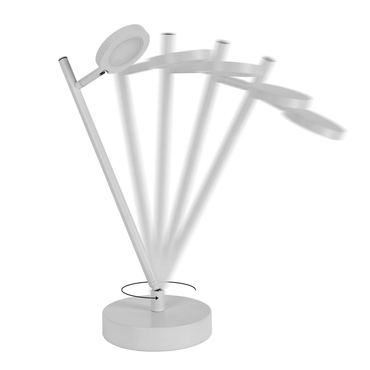 Akku-Tischleuchte 3197423 Lupa - Weiß, Design, Metall (23/16/45cm) - Näve