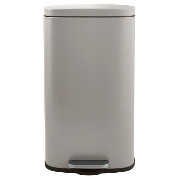 Treteimer Akira 50l Taupe Metall LxBxH: 42,7x29,7x64,3 cm - Taupe/Schwarz, Basics, Kunststoff/Metall (42,7/29,7/64,3cm) - Spirella