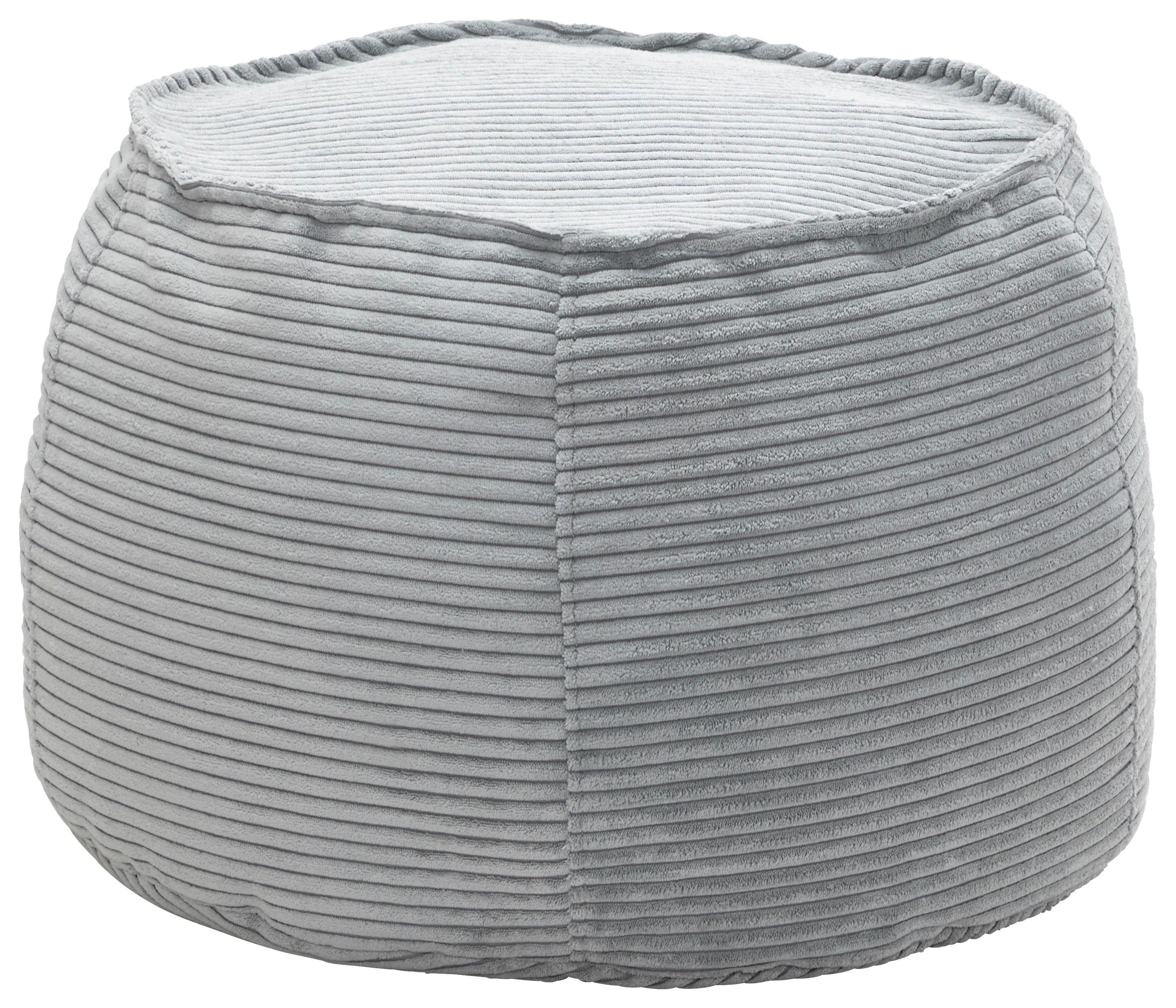 Taburetka LUCYLLA, sivý menčester - sivá, Modern, textil (60/60/38cm) - Mömax
