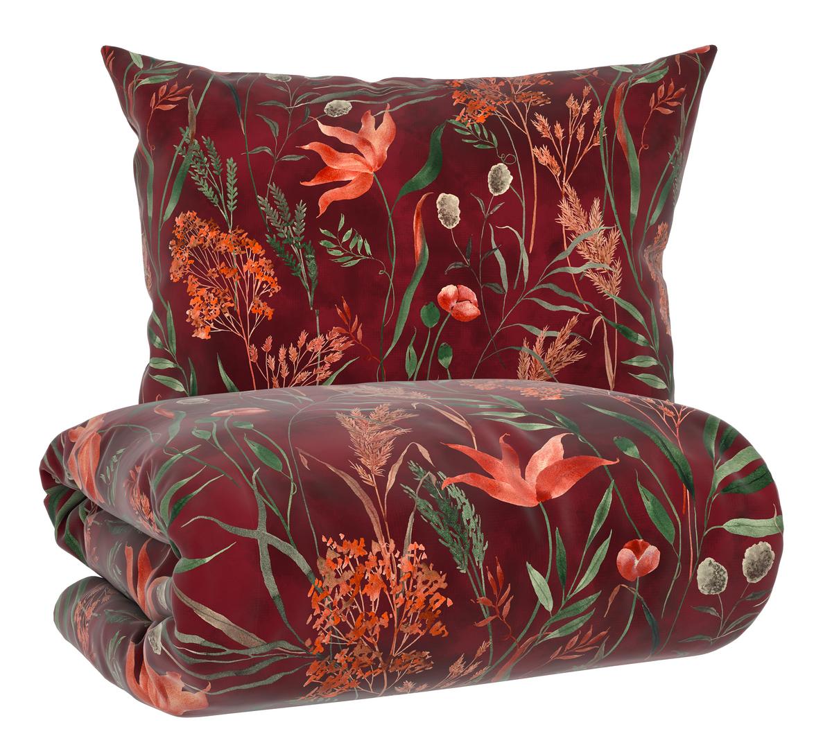 POVLEČENÍ NORA - červená, Moderní, textil (140/200cm) - Mömax