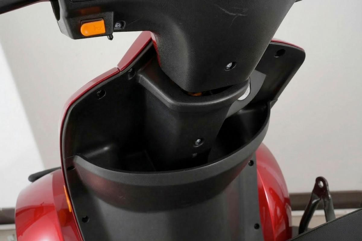 E-Seniorenmobil VISTAQ1L-BS Blei-Akku, 4-Rad, 1000W - Bordeaux, Basics, Metall (165/80/110cm)