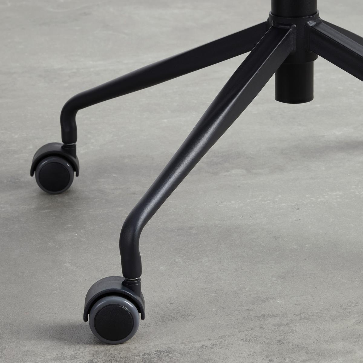 Kancelářská židle ELLY -EXKLUSIV- - šedá/černá, Design, kov/textil (72/79-86/74cm) - Mömax