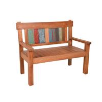 Gartenbank Timor - Braun, Basics, Holz (120/95/64cm) - Gardenson