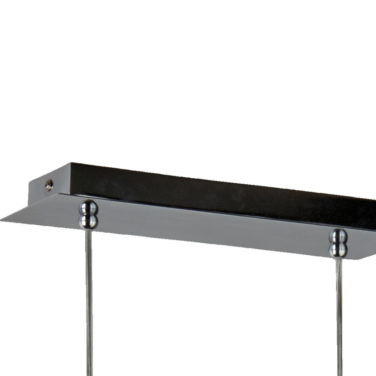 Hängeleuchte Voyager 4613-3cc - Chromfarben, Design, Glas/Metall (65/100/20cm)
