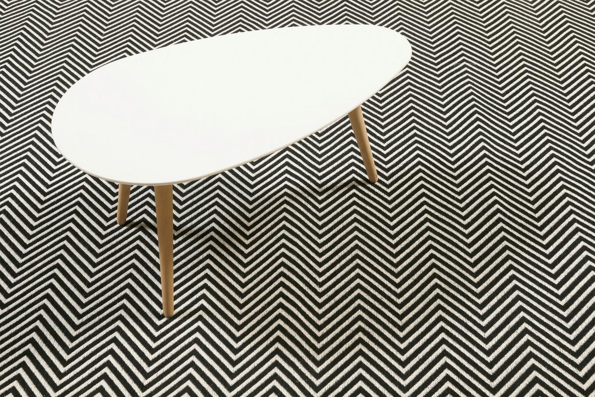 Handwebteppich Schwarz, Bxl: Ca. 160x230 Cm - Schwarz, Trend, Textil (160/230cm) - Esprit