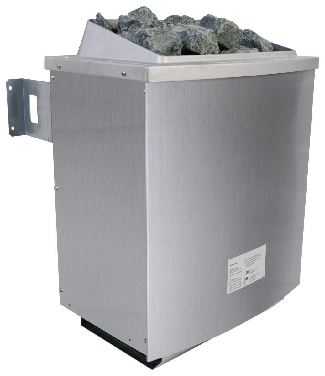 Sauna Cannes mit externer Steuerung 196x198x196 cm - Naturfarben, MODERN, Holz (196/198/196cm) - Karibu