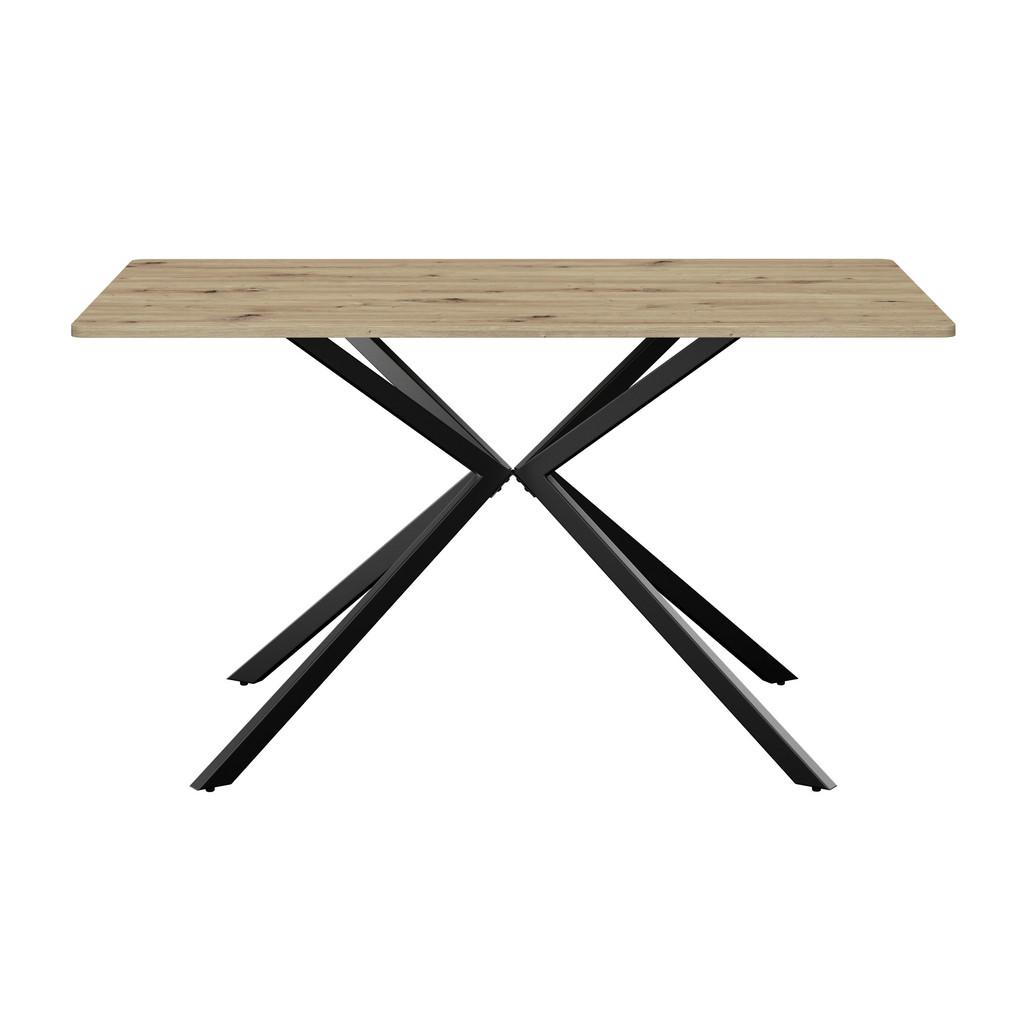 Esstisch Nils 140 Eiche Artisan Dekor, B: 140cm