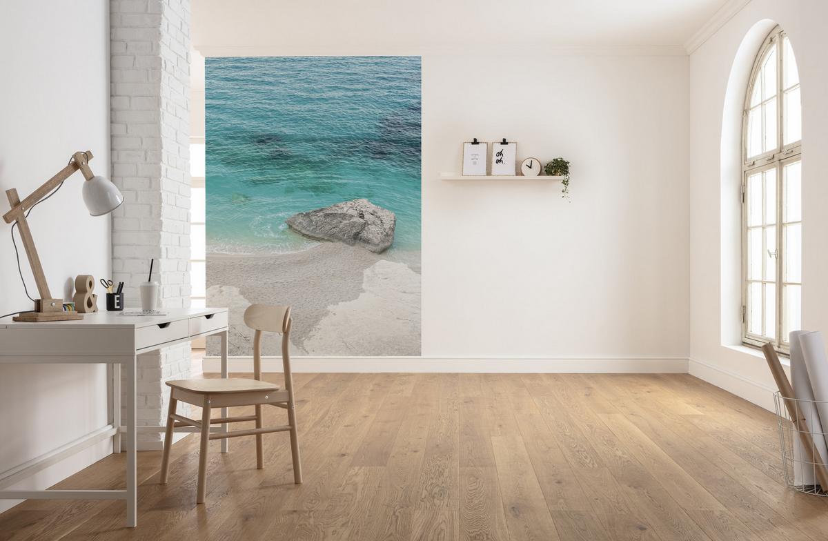 Fototapete Dreambay - Blau/Beige, Trend, Papier (200/280/1cm)