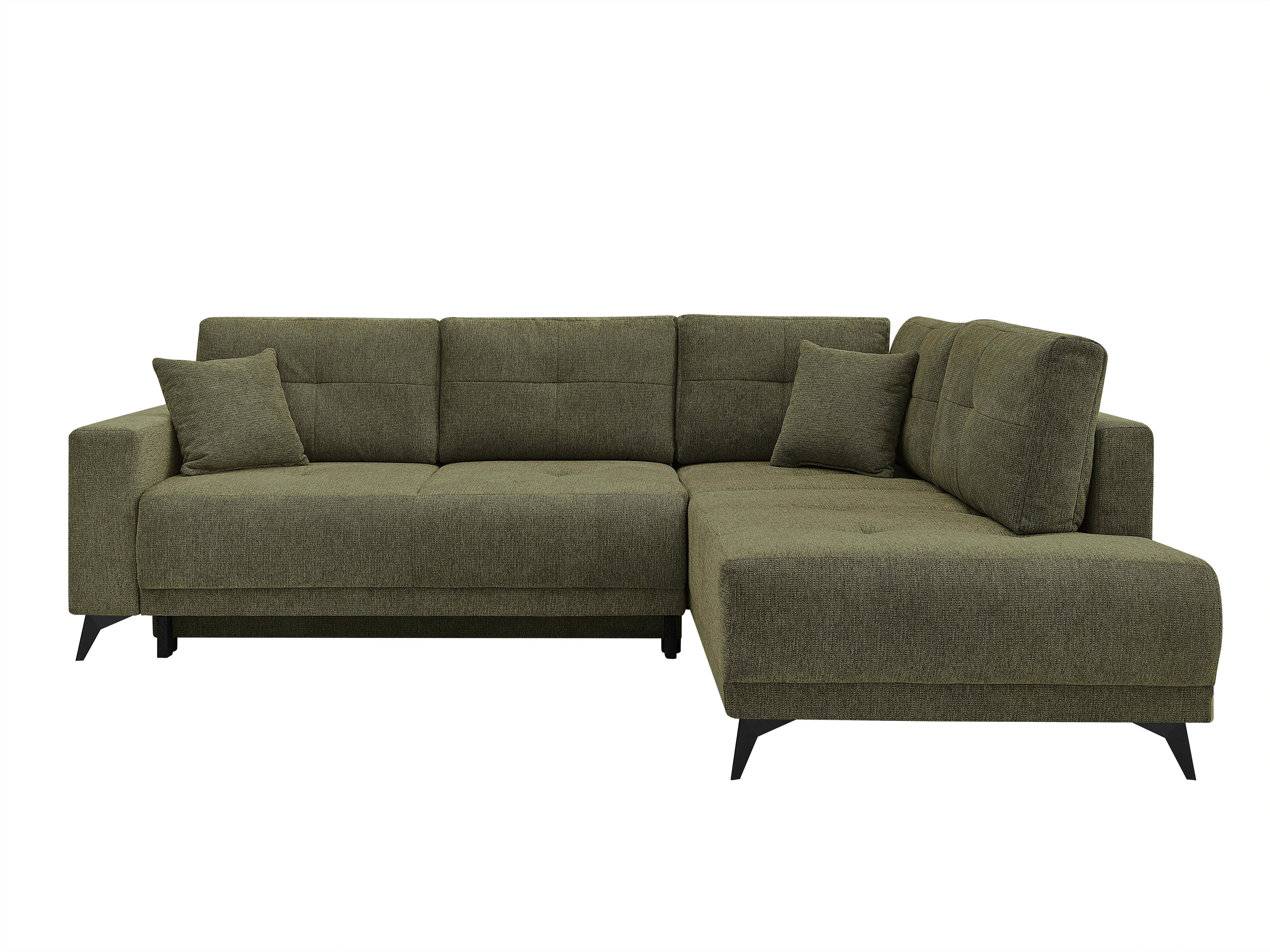 Ecksofa Texas Recr-Rechts Grün S: 259x203 cm