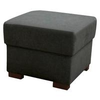 TABURETKA CHANDLER - hnedá/antracitová, Design, drevo/textil (51/43/51cm) - Ondega