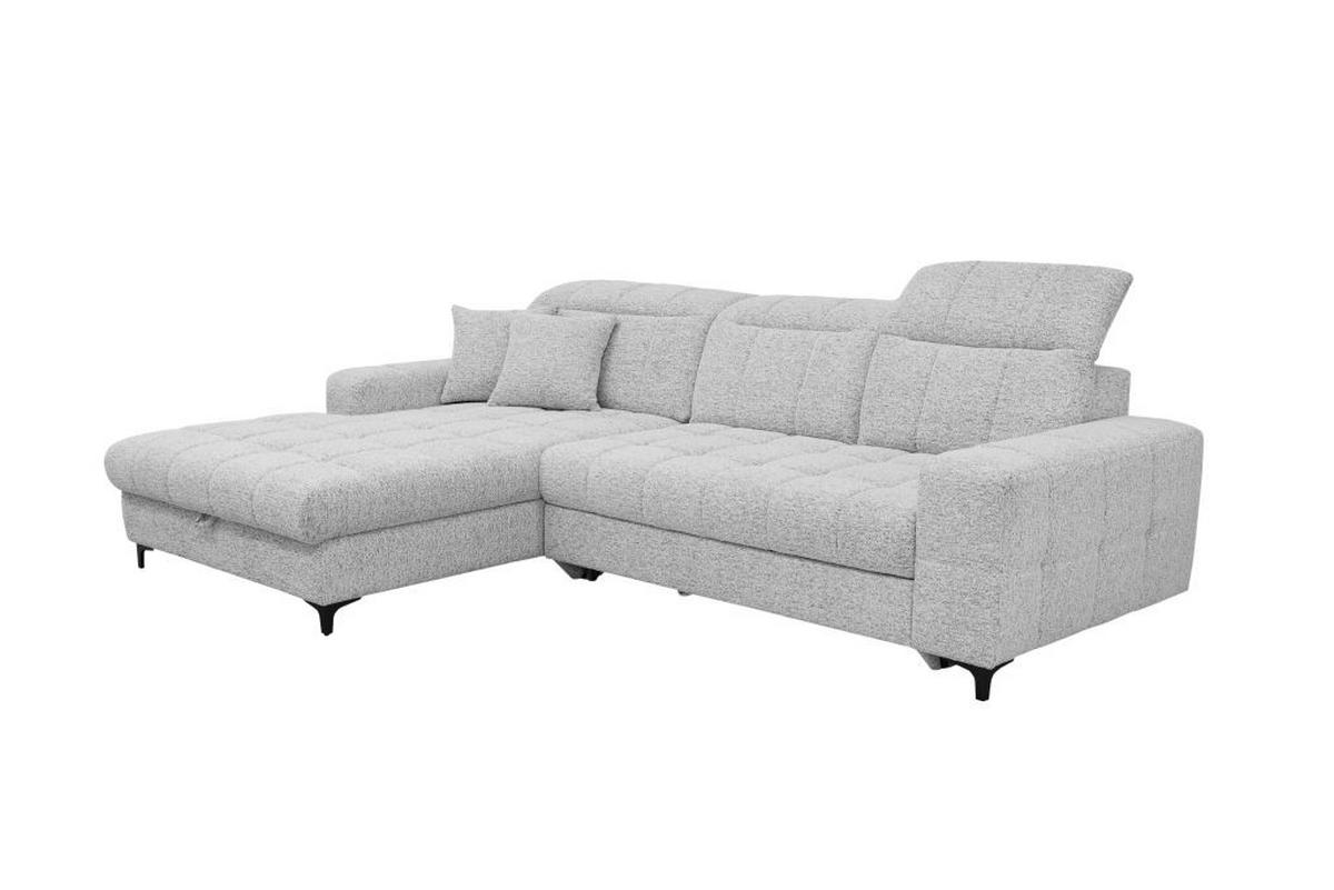 Sedačka SANTORINI, levá, šedá - Moderní (193/291cm) - Premium Living