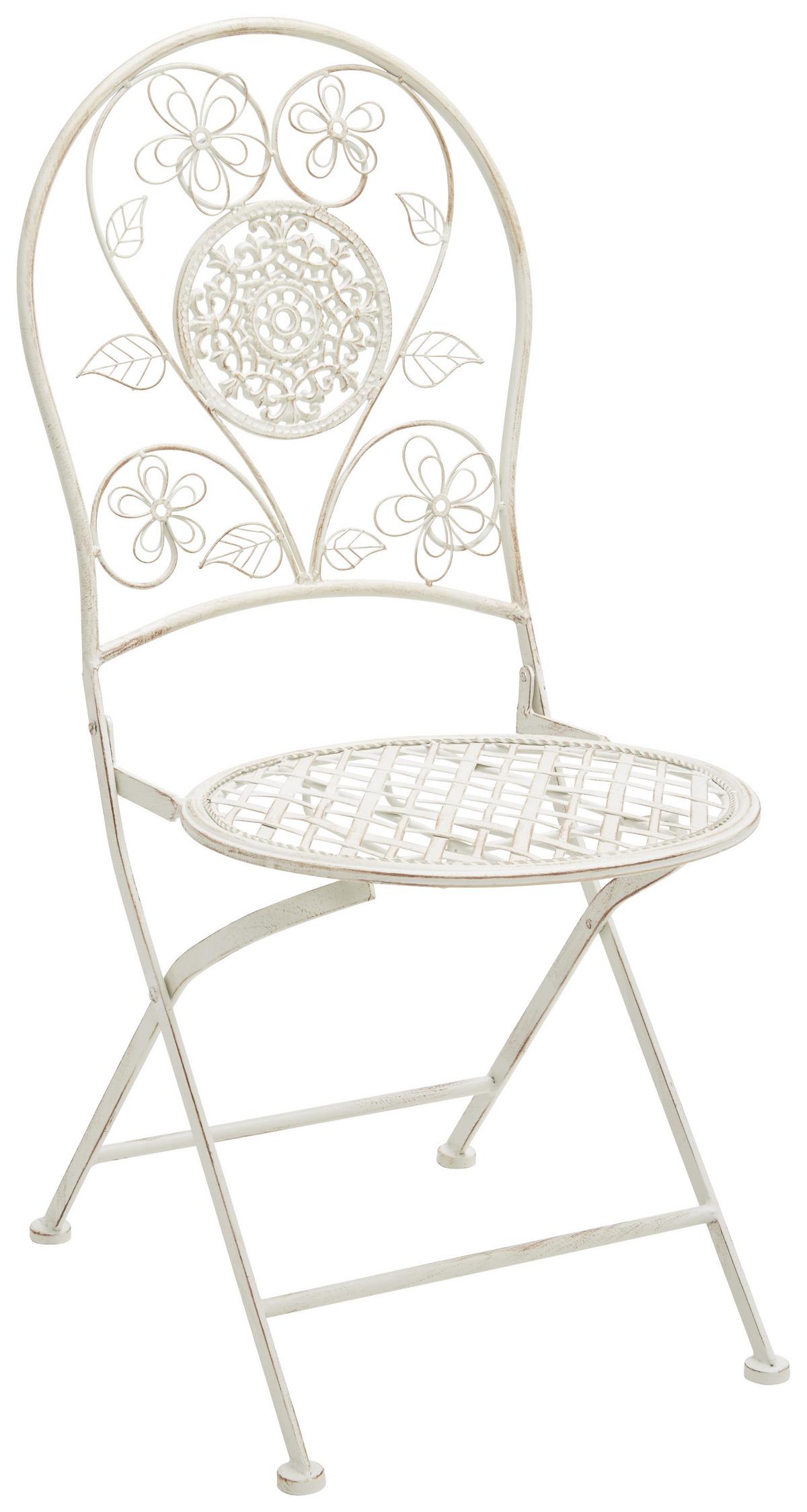Balkonmöbel Set Malta Aus Eisen - Weiß, MODERN, Metall - Ondega