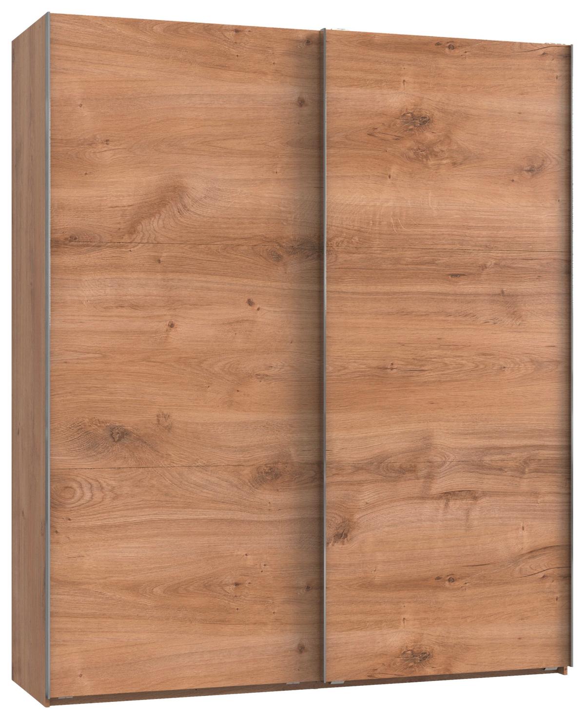 Schwebetürenschrank 200cm Level, Eiche Dekor - Eichefarben, MODERN, Holzwerkstoff (200/236/65cm) - MID.YOU