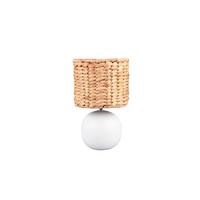 Tischleuchte 518900101 Vina - Braun/Weiß, Basics, Naturmaterialien/Keramik (18/29cm) - Trio Leuchten