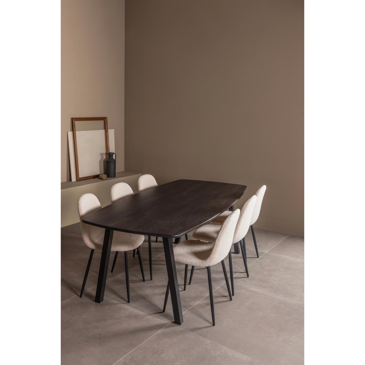 TISCHGESTELL Tablo Schwarz B: 79cm - Schwarz, MODERN, Metall (79/72/10cm) - Livetastic