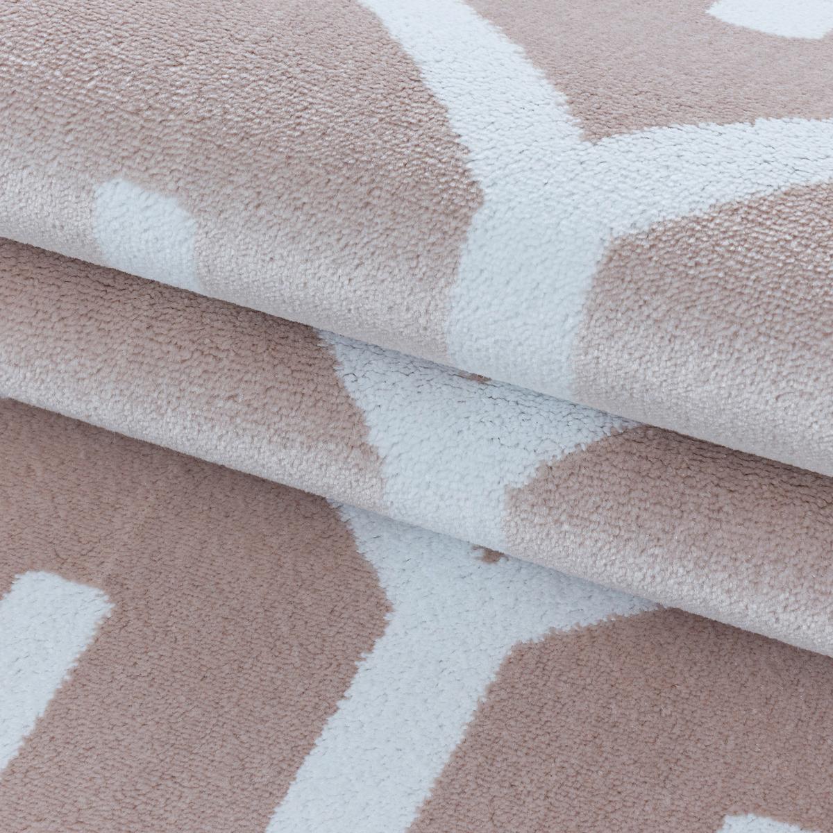 Webteppich Pink Naturfaser Costa 200x290 cm - Pink, Design, Textil (200/290cm)