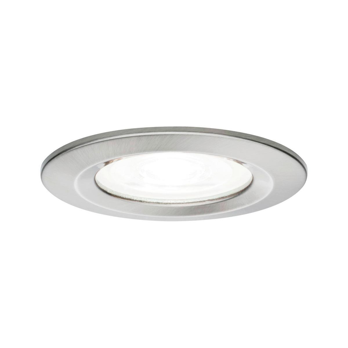 LED-Deckenleuchte Ø 7,8 cm, 1-Flammig - Zinkfarben/Alufarben, Design, Metall (7,8cm) - Paulmann