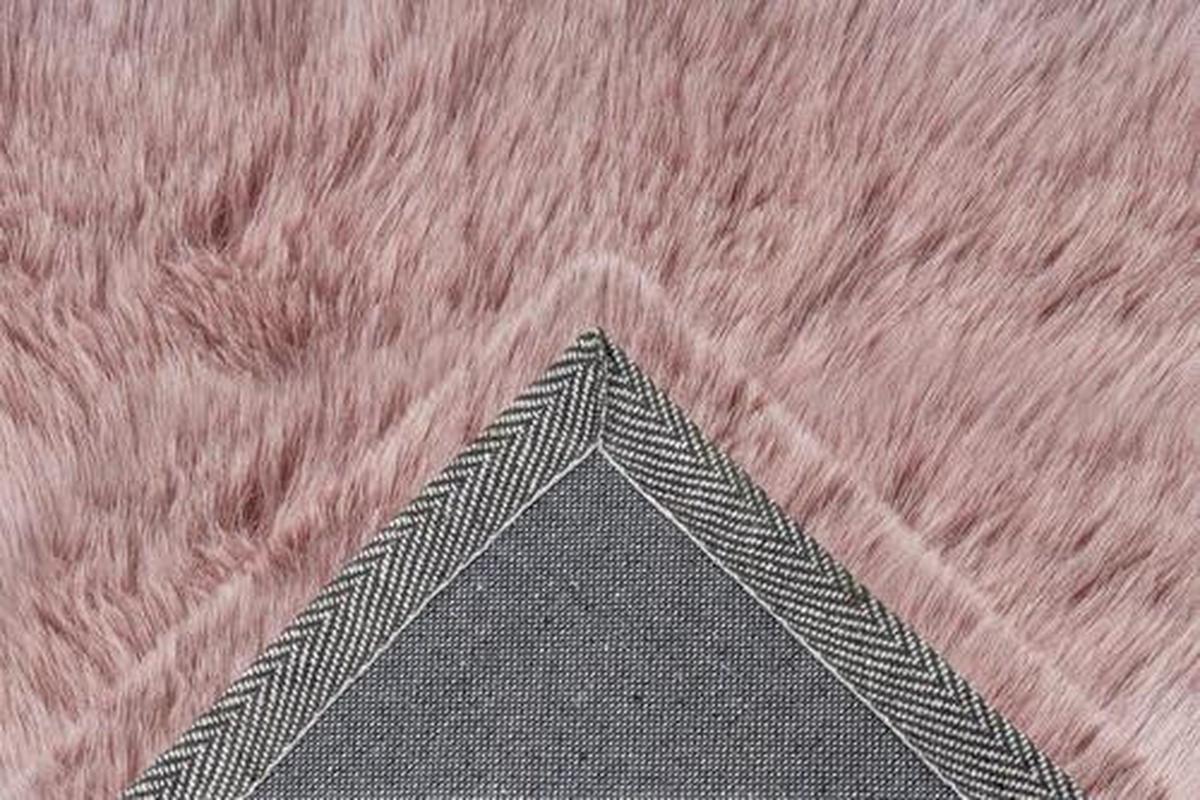 Hochflor Teppich Rosa Tender 80x150 cm - Rosa, Design, Textil (80/150cm) - Kayoom