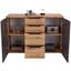 Kommode Kai 2 B:120cm Wotan Eiche Dekor/ Betonoptik - Eichefarben/Alufarben, MODERN, Holzwerkstoff (120/80/39cm) Kommode Kai 2 B:120cm Wotan Eiche Dekor/ Betonoptik - Eichefarben/Alufarben, MODERN, Holzwerkstoff (120/80/39cm)
