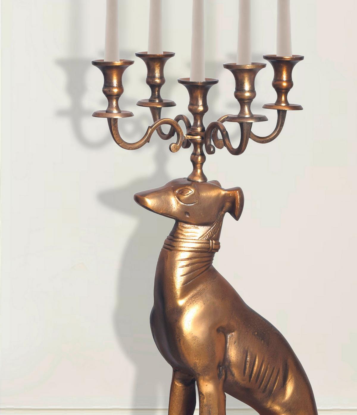 Kerzenhalter Goldfarben B: 26 cm - Goldfarben, Design, Metall (26/69/40cm) - Livetastic