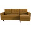 Ecksofa Asti Gelb S: 232x141 cm - Gelb, Design, Textil (232/141cm) - MID.YOU