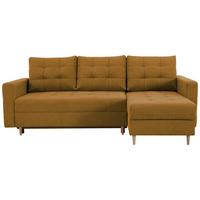 Ecksofa Asti Gelb S: 232x141 cm - Gelb, Design, Textil (232/141cm) - MID.YOU