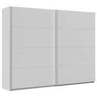 Schwebetürenschrank Feldkirch 271 Normalhöhe - Hellgrau, MODERN, Holzwerkstoff (271/210/62cm)