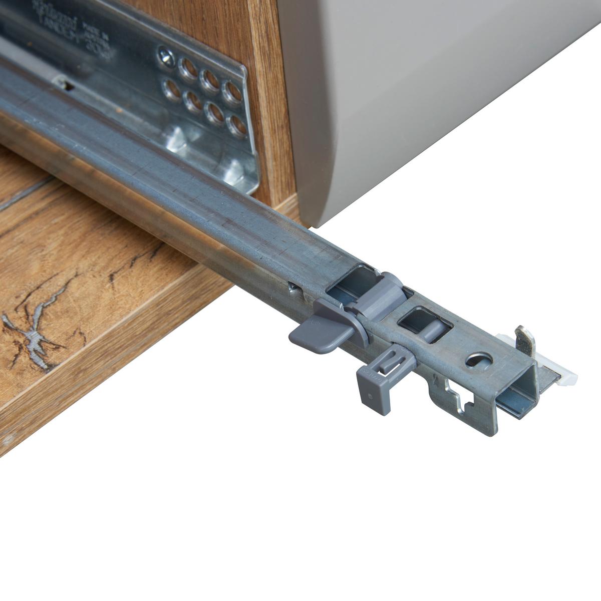 Tv-lowboard Auris B: 190 Cm Basalt / Eiche Dekor - Grau, MODERN, Holzwerkstoff (190/50/50cm) - Luca Bessoni