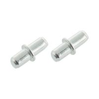 Bodenträger Regal Metall Silber 8 Stk. Ø 0,5 cm - Silberfarben, Metall (0,5cm) - Suki