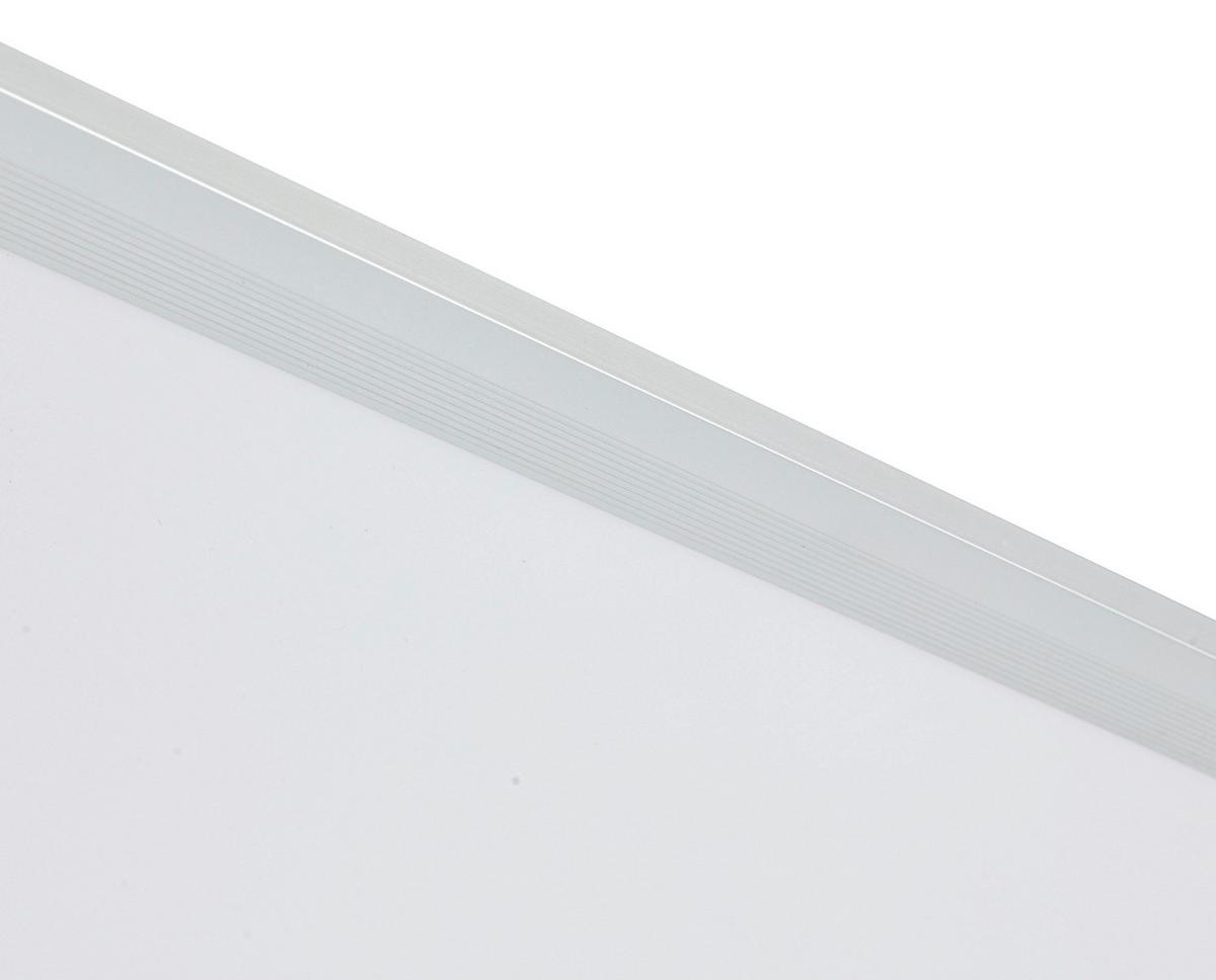 STROPNÉ LED SVIETIDLO CORNELIUS -AKT- - biela/strieborná, Modern, kov/plast (60/60/7,5cm) - Mömax