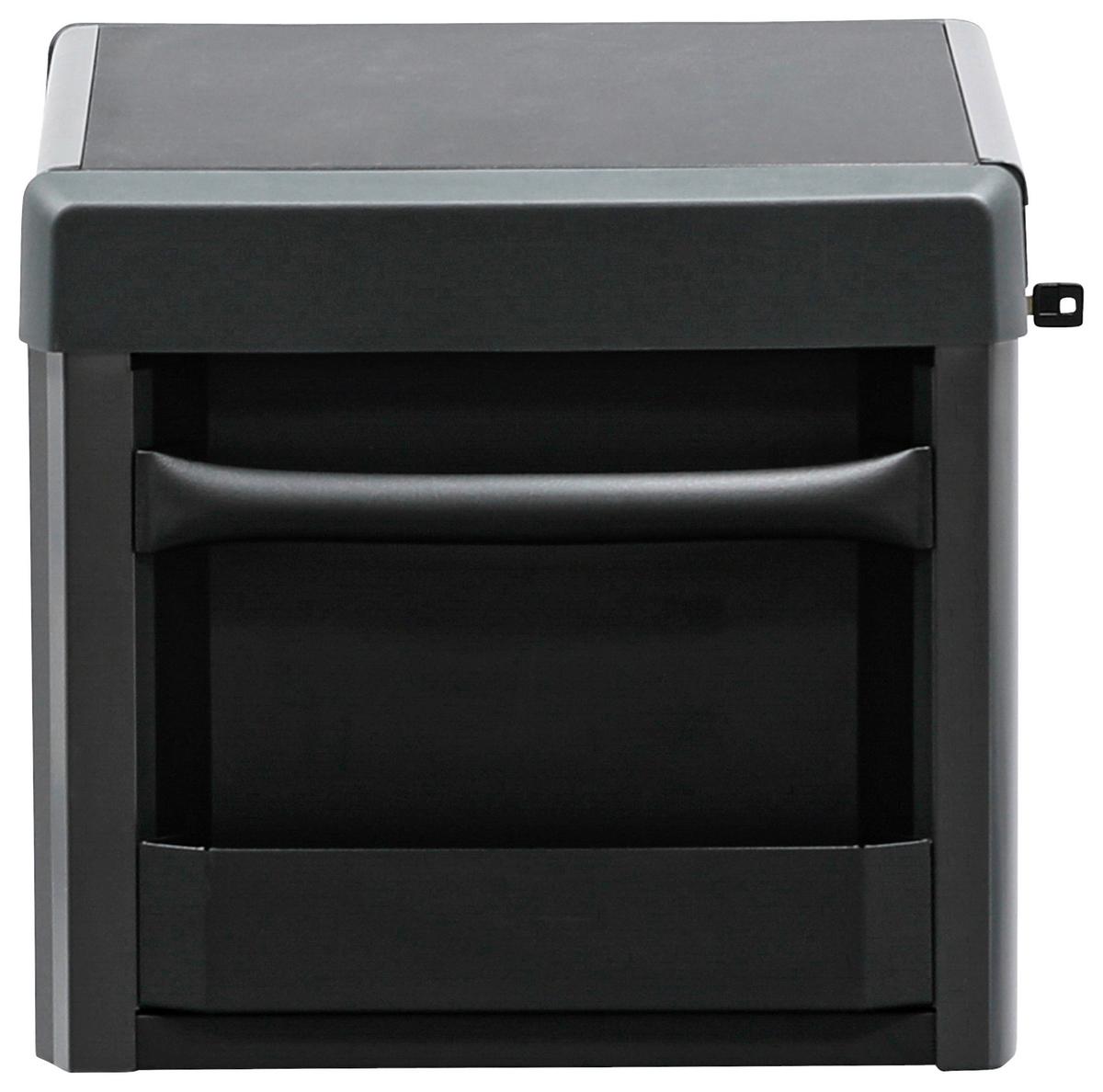Aufsatz für Werkstattwagen Profi Schwarz/Silber B: 73 cm - Silberfarben/Schwarz, Basics (73/85,5/47cm)