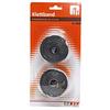 Klettband Fried Schwarz 2m Selbstklebend 2er-Pack - Schwarz, Basics, Kunststoff (12/1,5/24cm)