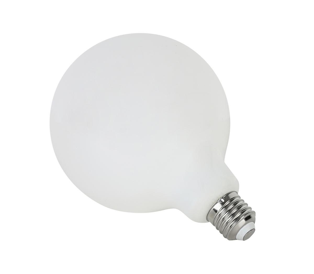 LED ŽÁROVKA EMOP - bílá, Romantický / Rustikální, kov/sklo (12,5/17,7cm) - Mömax