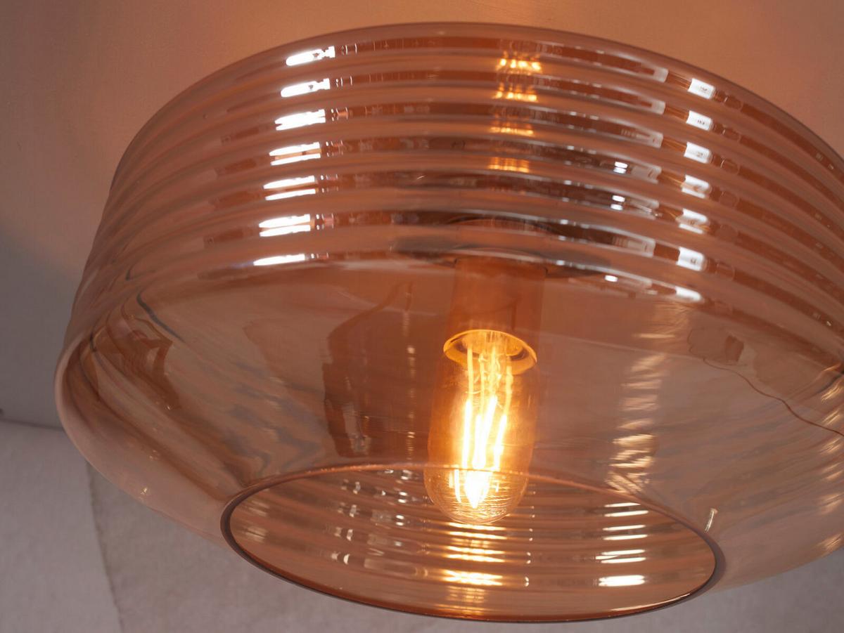 Deckenleuchte Verona - Bernsteinfarben, Trend, Glas (35/20cm) - It's about Romi