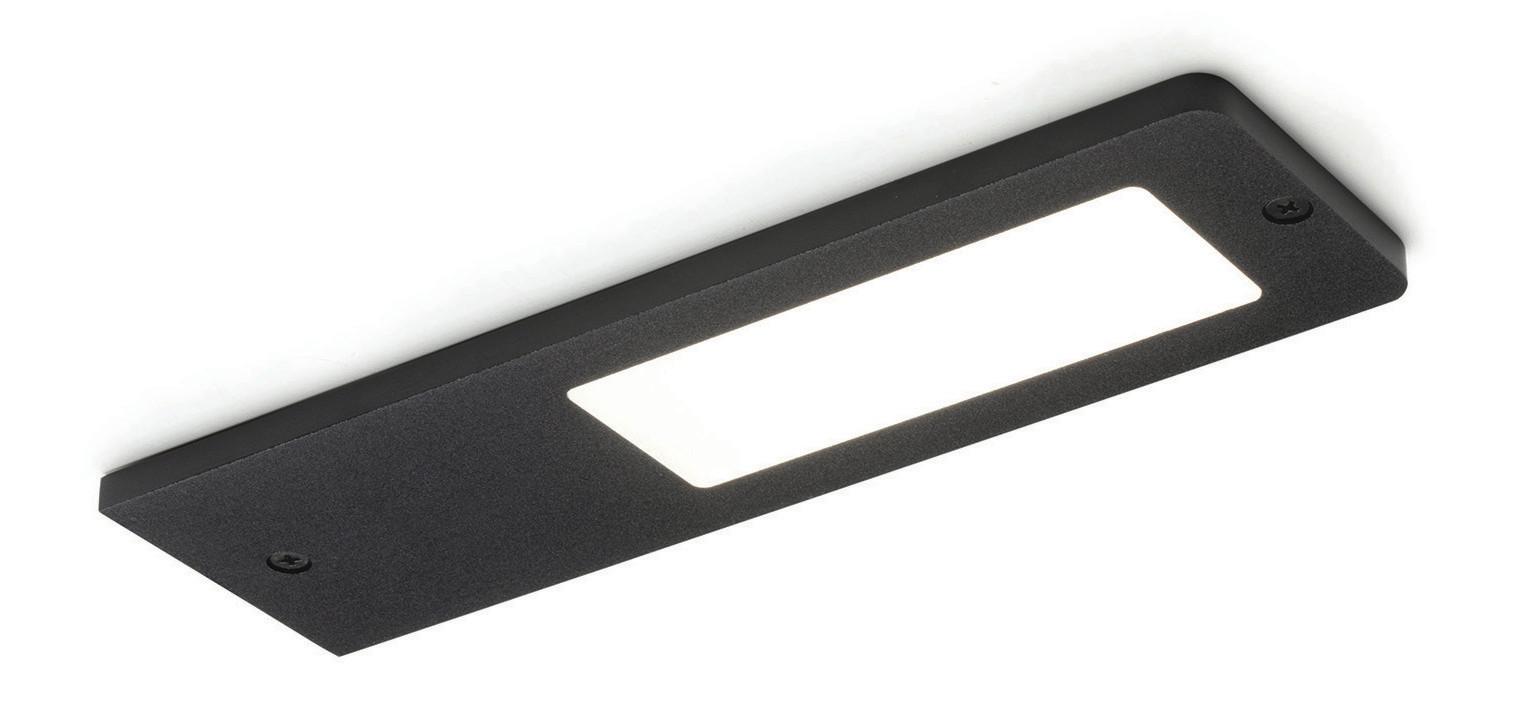 UNTERBAULEUCHTE VEGA - Schwarz, MODERN, Metall (5/17/0,5cm) - HKT
