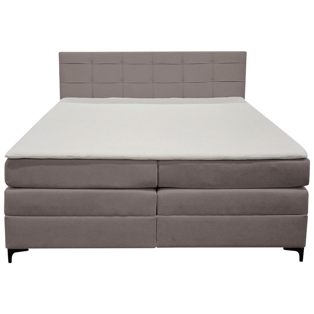 Boxspringbett Mitto Taupe 160x200 Cm
