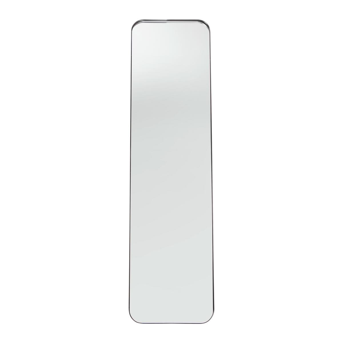 Zrkadlo LIV čierny rám - čierna, Modern, kov/sklo (41/154/68,5cm) - Bessagi Home