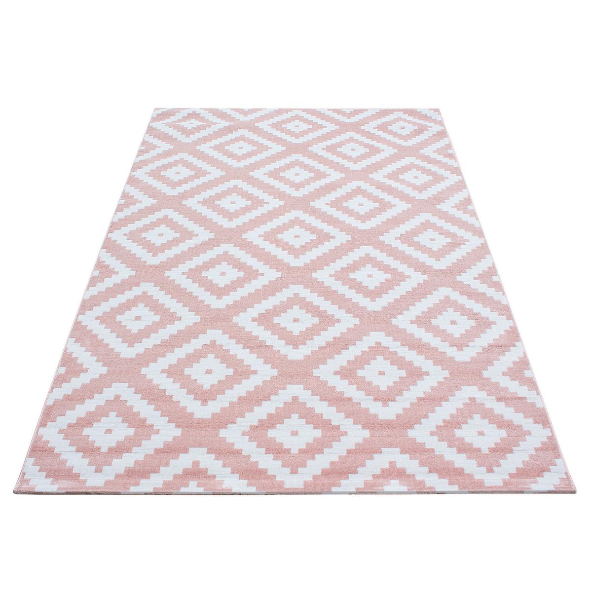 Webteppich Plus - Pink, Basics, Textil (240/340cm) - Novel