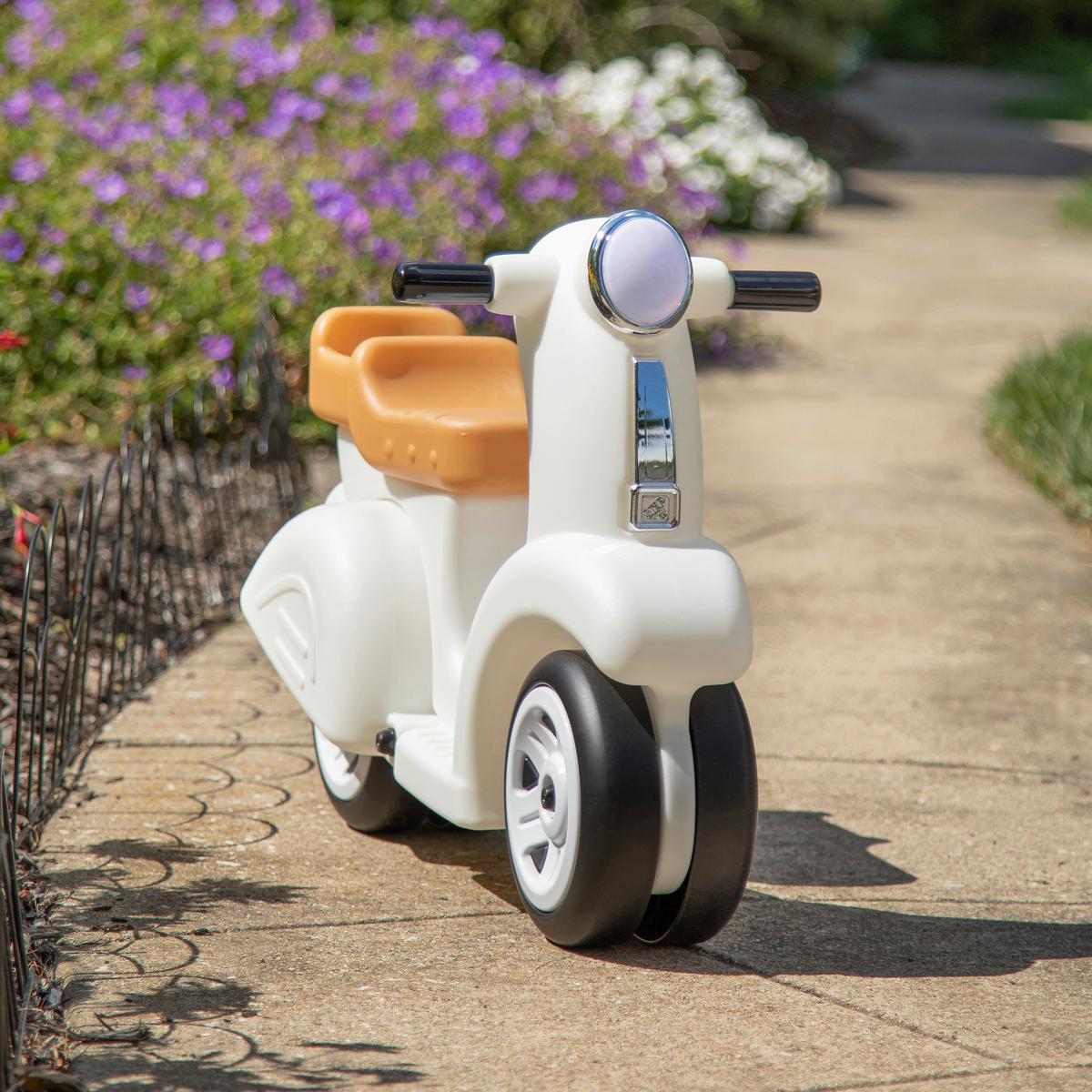 Laufrad Ride Along Scoot Braun/weiß T: 50,8 Cm - Braun/Weiß, KONVENTIONELL, Kunststoff (50,8cm) - Ambia Garden