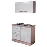 Miniküche Nepal Sonoma Eiche/Kaschmir B: 100cm - Kaschmir/Sonoma Eiche, MODERN, Holzwerkstoff (100cm) - FlexWell