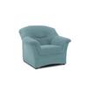 Sessel Sarafina - Petrol/Schwarz, KONVENTIONELL, Textil (102/83/81cm) - MID.YOU