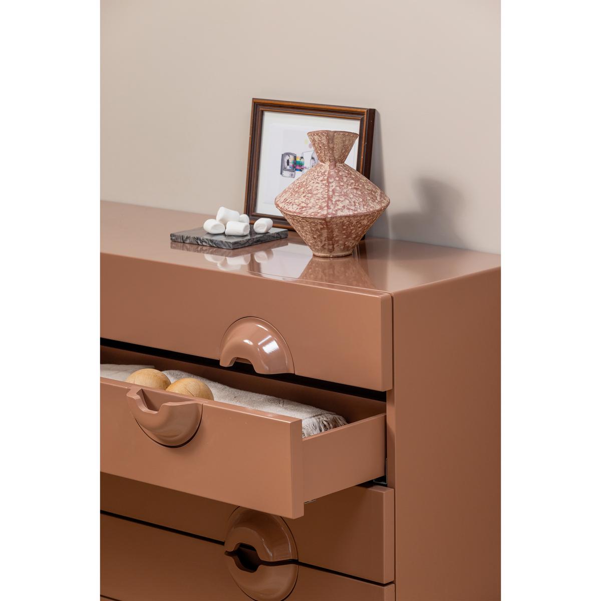 Kommode Merge Altrosa B: 110 Cm - Altrosa, Design, Holz (110/89/44cm) - Livetastic