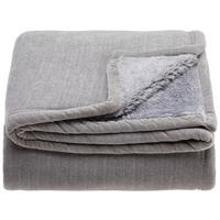 Kuscheldecke Bernadette - Anthrazit, MODERN, Textil (150/200cm) - Luca Bessoni