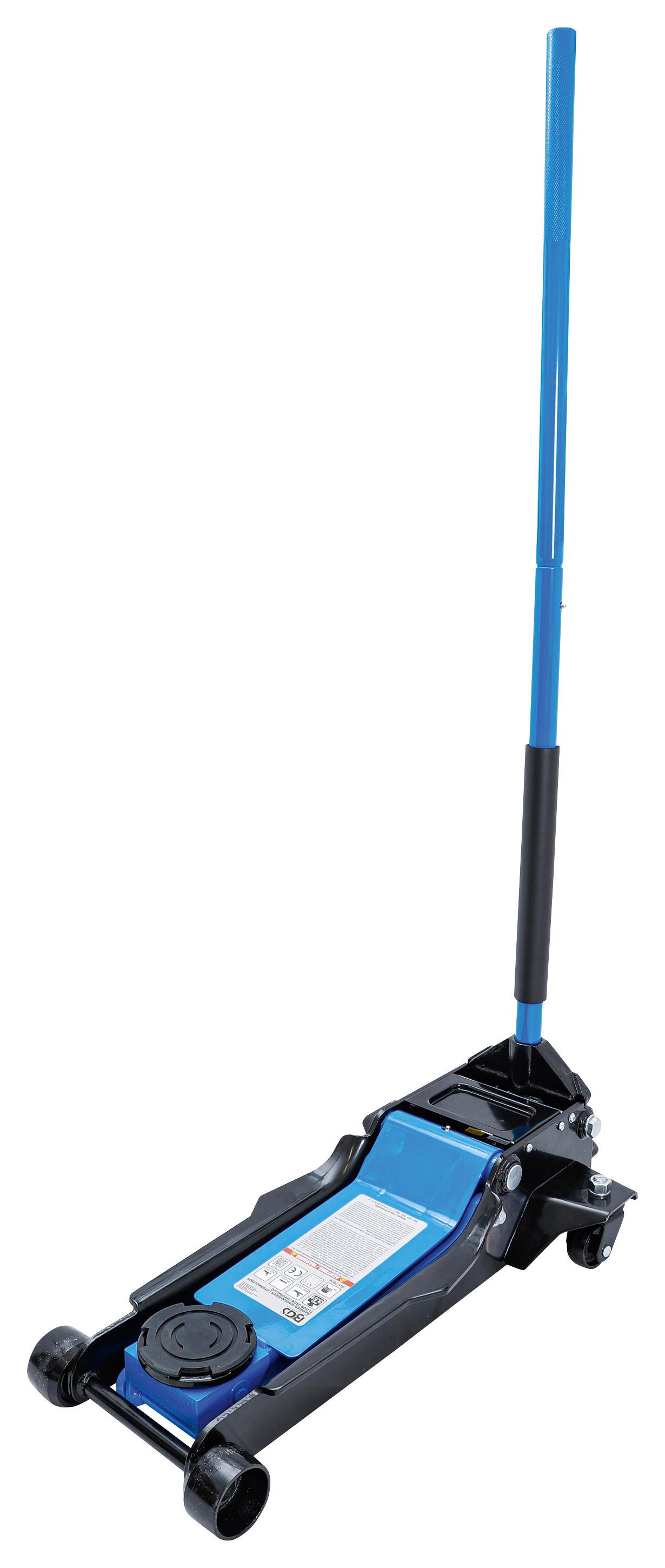 Rangier-wagenheber Hydraulisch Blau/schwarz B: 36,8 Cm - Blau/Schwarz, Basics (36,8/124,7/69,6cm)