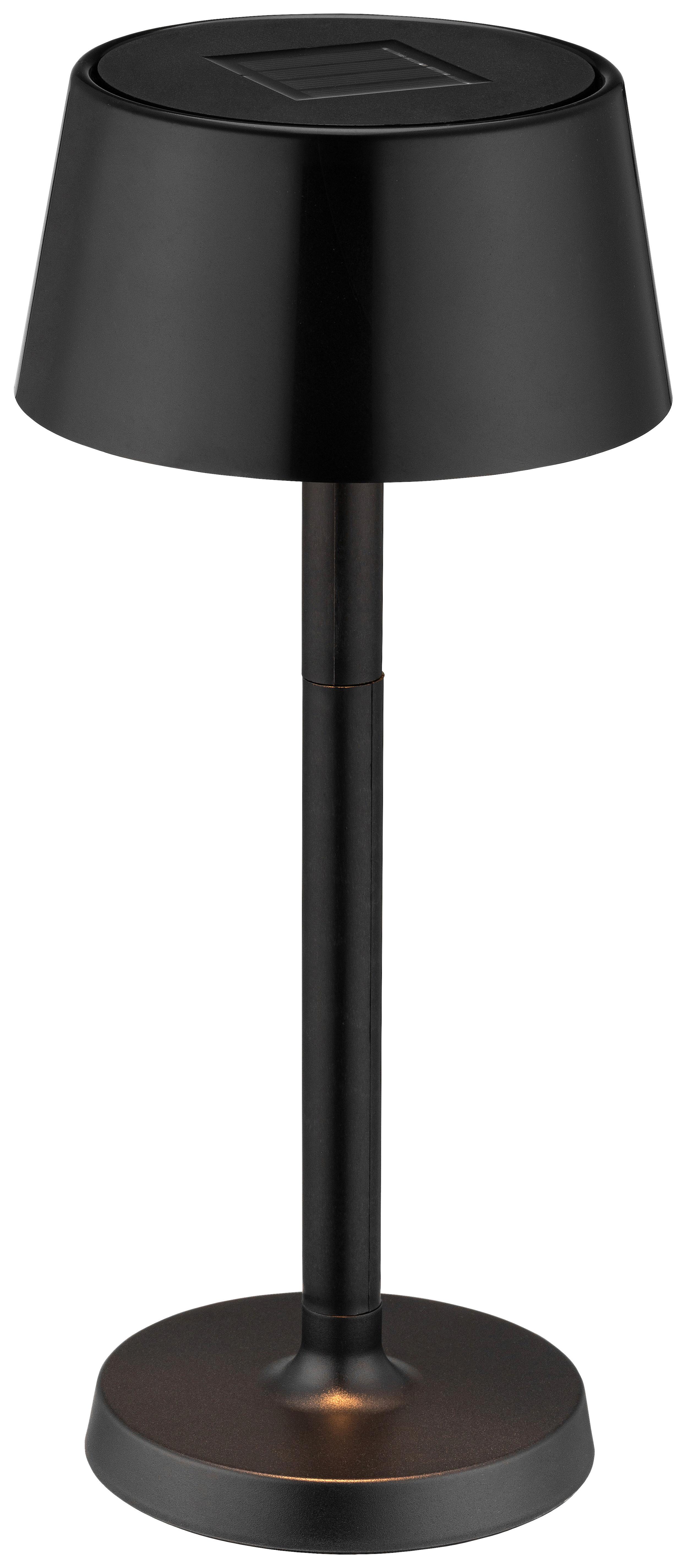 Solarleuchte, 2700k Donatella - Schwarz, Basics, Kunststoff (12/27,5cm) - Homezone