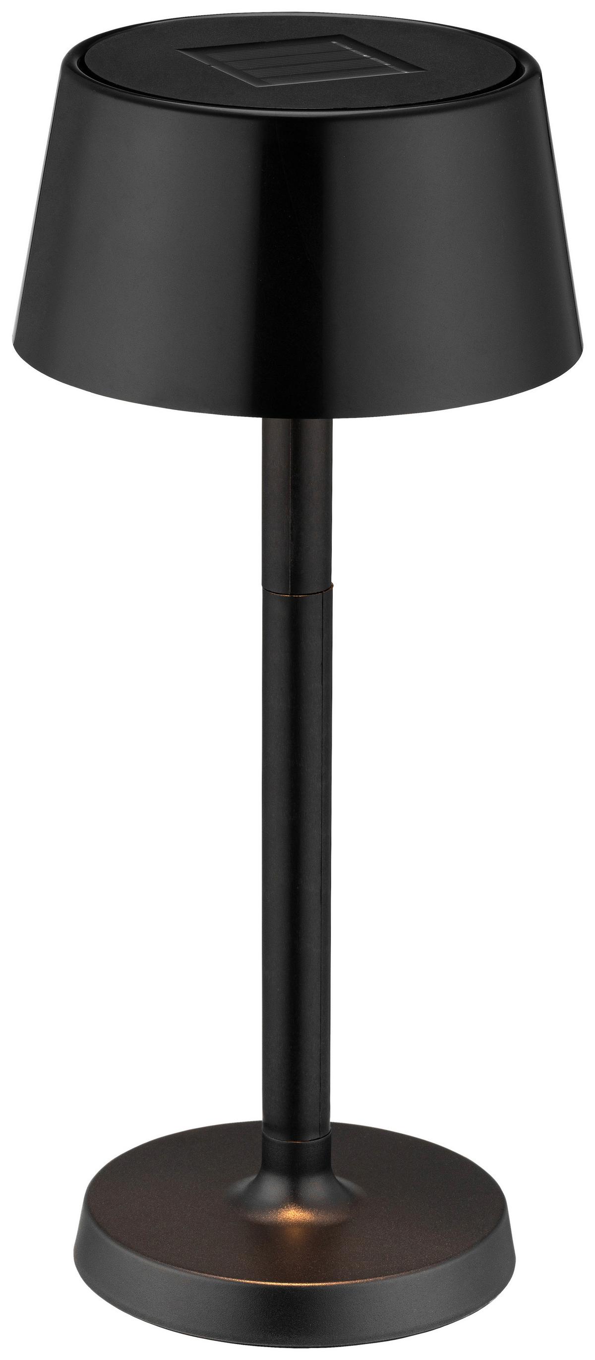 Solarleuchte, 2700k Donatella - Schwarz, Basics, Kunststoff (12/27,5cm) - Homezone