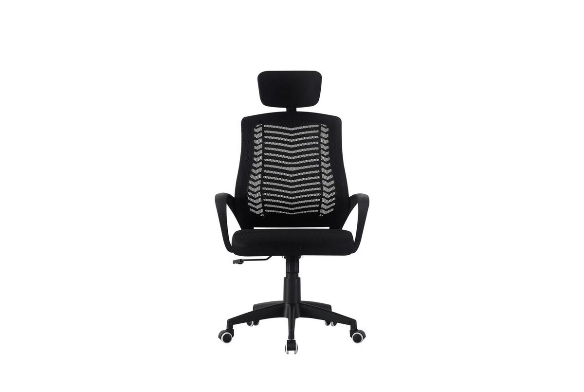 Drehstuhl Nizza New - Schwarz, MODERN, Kunststoff/Textil (68/123/57cm)