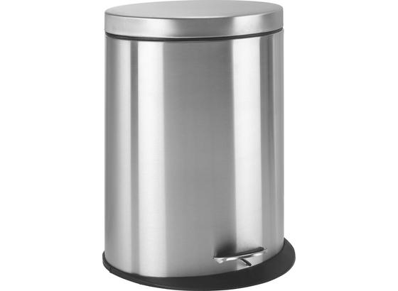 Nášlapný Koš Zoe - černá/barvy chromu, Moderní, kov/umělá hmota (34/43,7/25cm) - Mömax modern living Nášlapný Koš Zoe - černá/barvy chromu, Moderní, kov/umělá hmota (34/43,7/25cm) - Mömax modern living