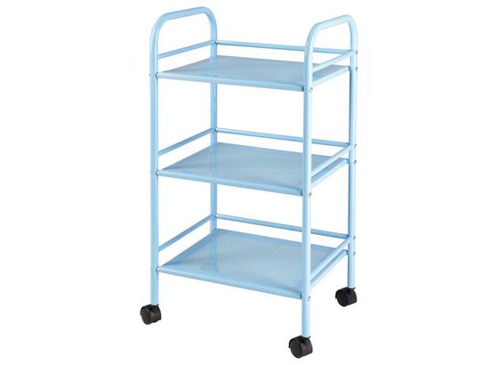 Allzweckwagen Rimini - Blau/Schwarz, MODERN, Kunststoff/Metall (40/74/32cm) Allzweckwagen Rimini - Blau/Schwarz, MODERN, Kunststoff/Metall (40/74/32cm)