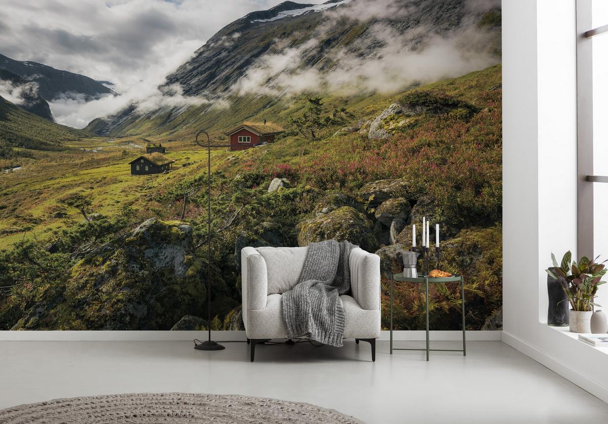 Fototapete Pure Norway - Multicolor, Trend, Textil (450/280cm)